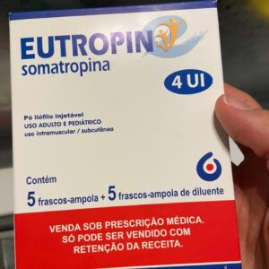 GH EUTROPIN 4UI- 5 FRASCO-AMPOLA - SOMATROPINA - ASPEN - ORIGINAL