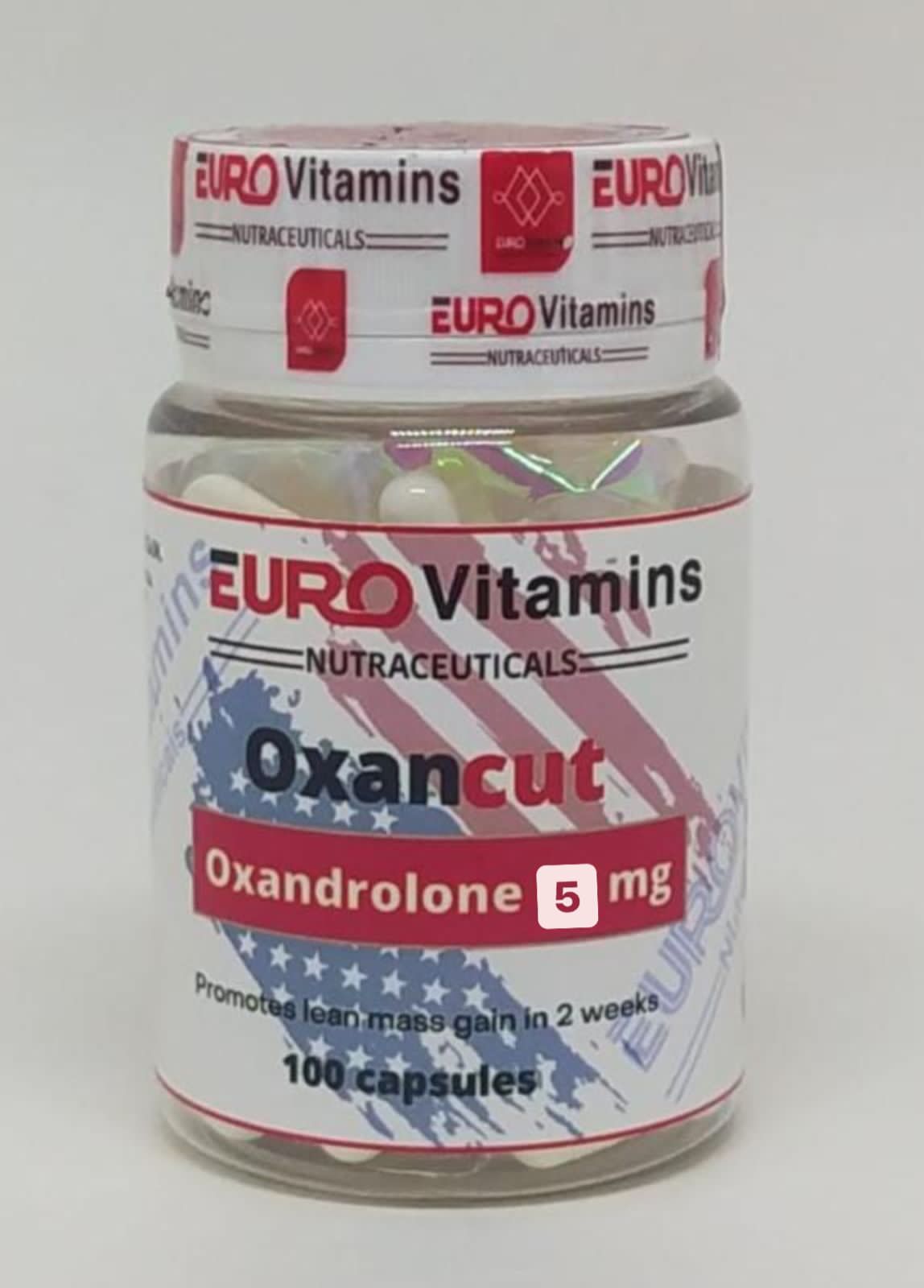 Oxandrolona 5mg/100 capsulas Eurovitamins