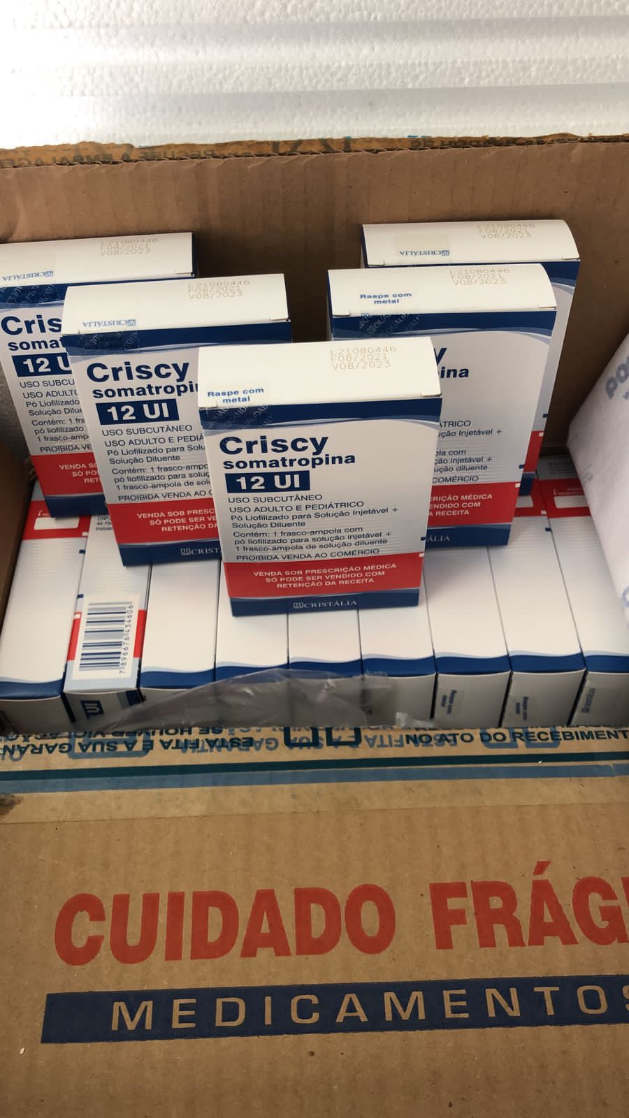 CRISCY 12UI INJETÁVEL 1 FRASCO-AMPOLA + DILUENTE 1ML