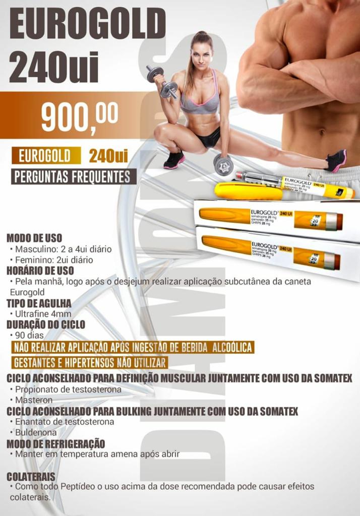 Canetinha GH 240ui Eurogold - Imagem 2