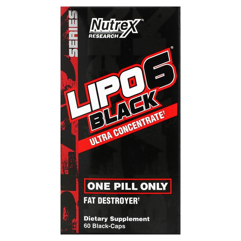 TERMOGÊNICO LIPO 6 BLACK ULTRA CONTRENTRADO 60CPS