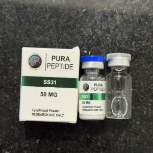 SS31-50mg PURA PEPITIDIOS+ ÁGUA BACTERIOSTÁTICA 3ML BRINDE